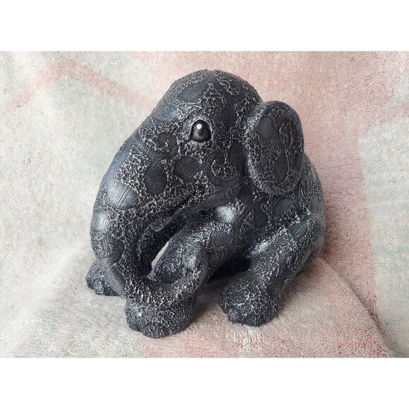 Elephant Parade Silver Clover Limited Edition Original 2016 Resin Figure 7"x6" - Picture 8 of 16